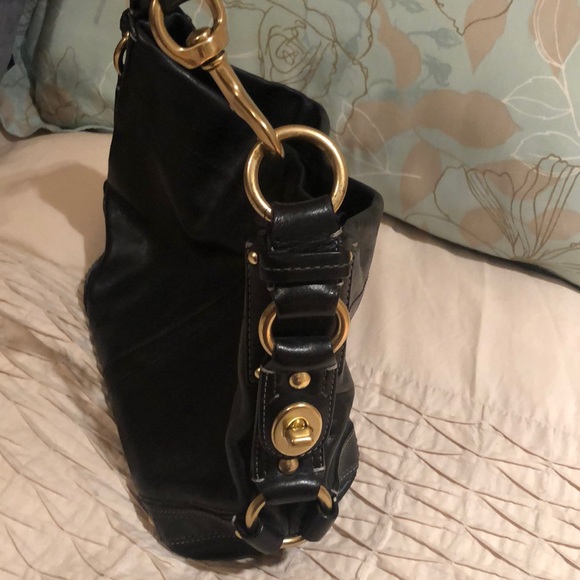 Large Leather Coach Bag - Picture 2 of 5